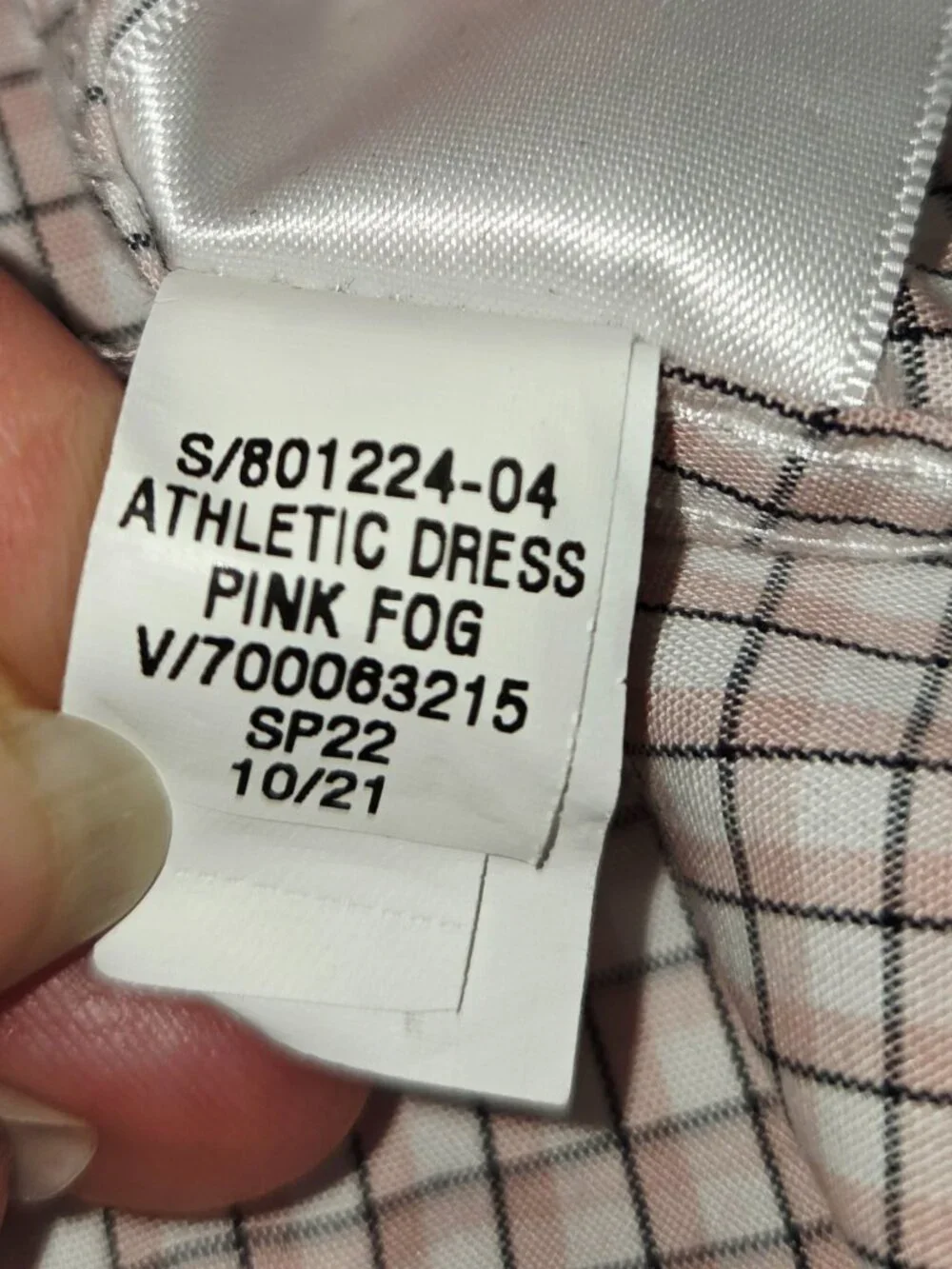 Banana Republic Athletic Fit Men's button-up in Pink Fog Large